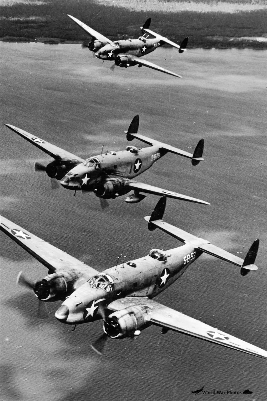 PV-1 Ventura Formation Off Florida Coast 1943