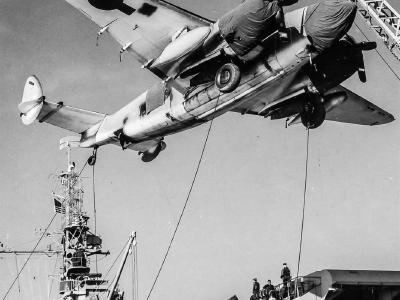 PV-1 Ventura USS Kasaan Bay at Alameda January 1944