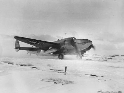 PV Ventura Taking Off from an Aleutian Airfield 44