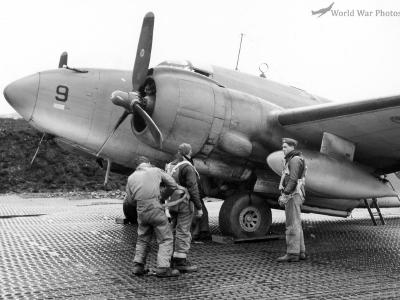VPB-135 PV-1 Ventura and Crew Gear Up at Attu Island