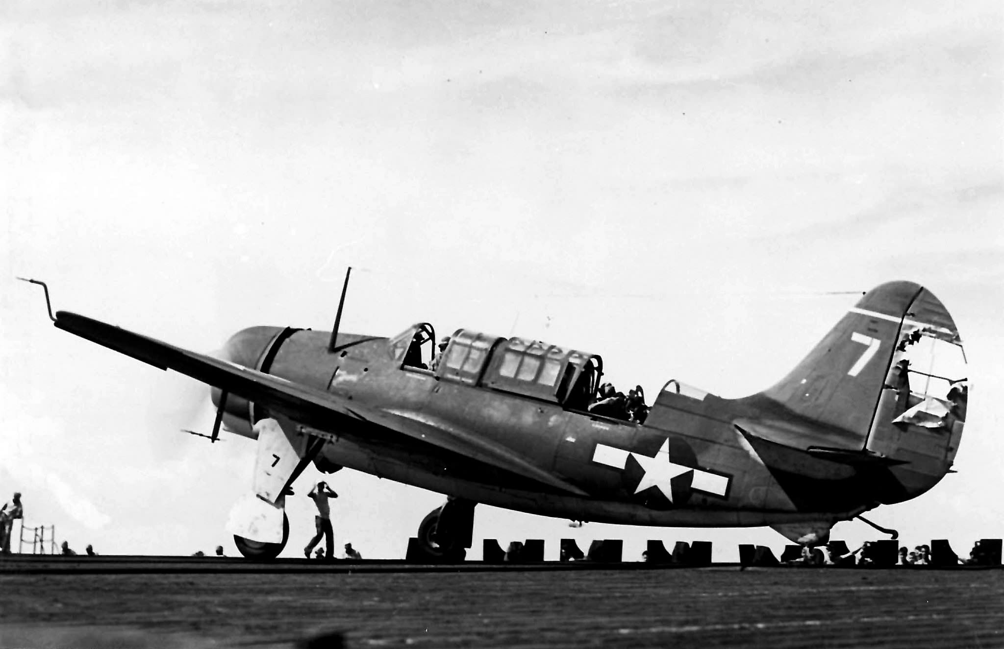 Damaged SB2C-1C Helldiver