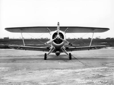 Curtiss SBC-4 Helldiver front view