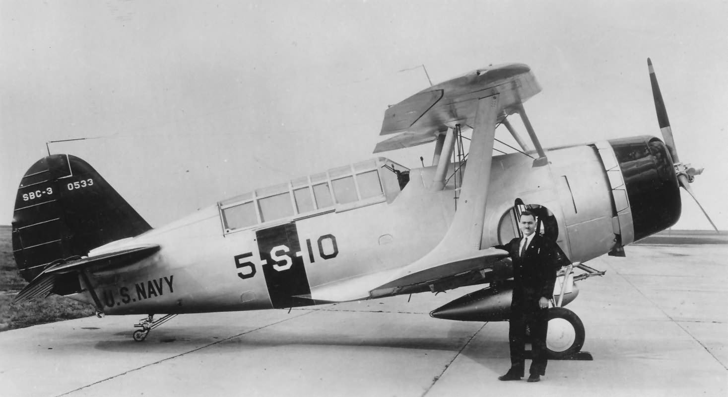 Curtiss SBC-3 BuNo 0533 5-S-10 of the VS-5