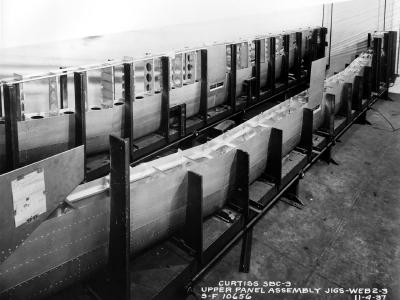 SBC-3 upper wing panel assembly