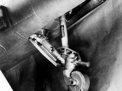 SBC-3 tail wheel extended