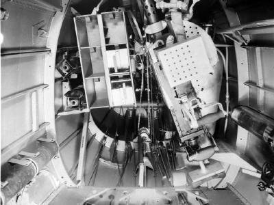 SBC-4 rear cockpit aft gun stow