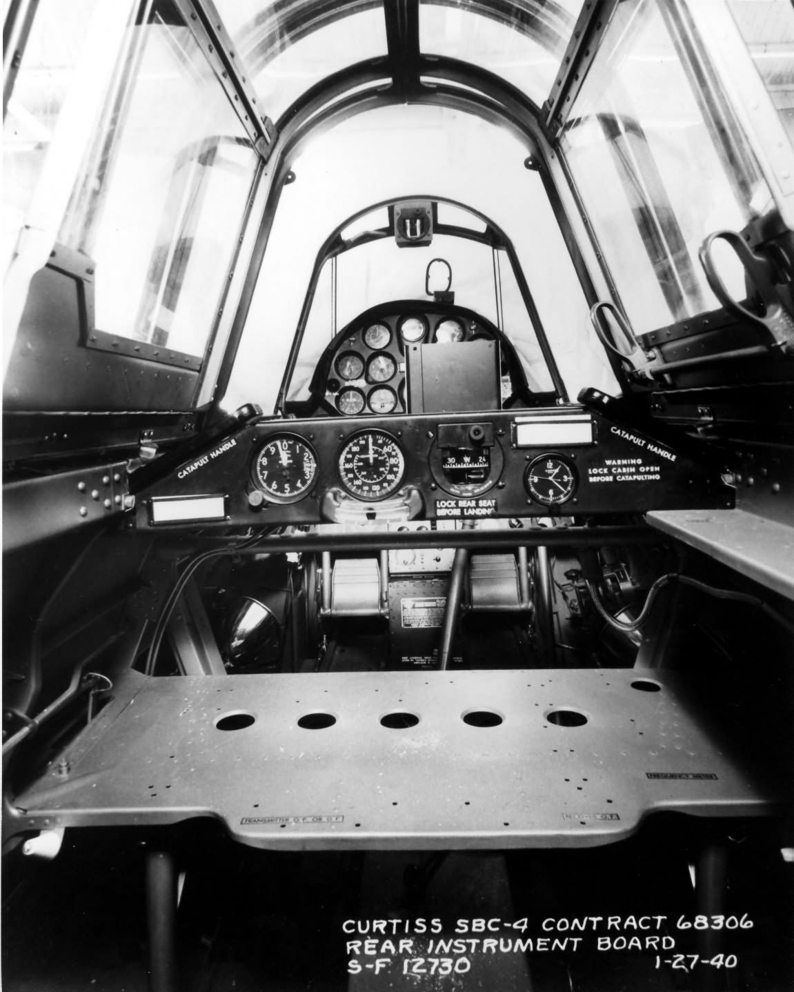 SBC-4 rear Instrument board