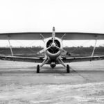 Curtiss SBC-4 Helldiver front view