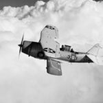 SBC-3 Helldiver BuNo 0571 3-S-1 of the VS-3 in flight 3