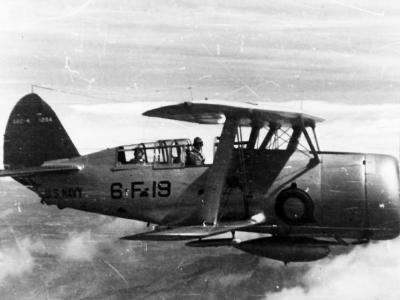 Curtiss SBC-4 BuNo 1264 6-F-19 of the VF-6