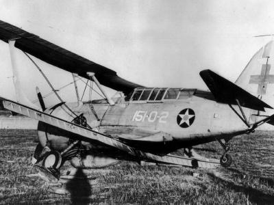 Crashed SBC-4 of the VMO-151 Septembe 1941