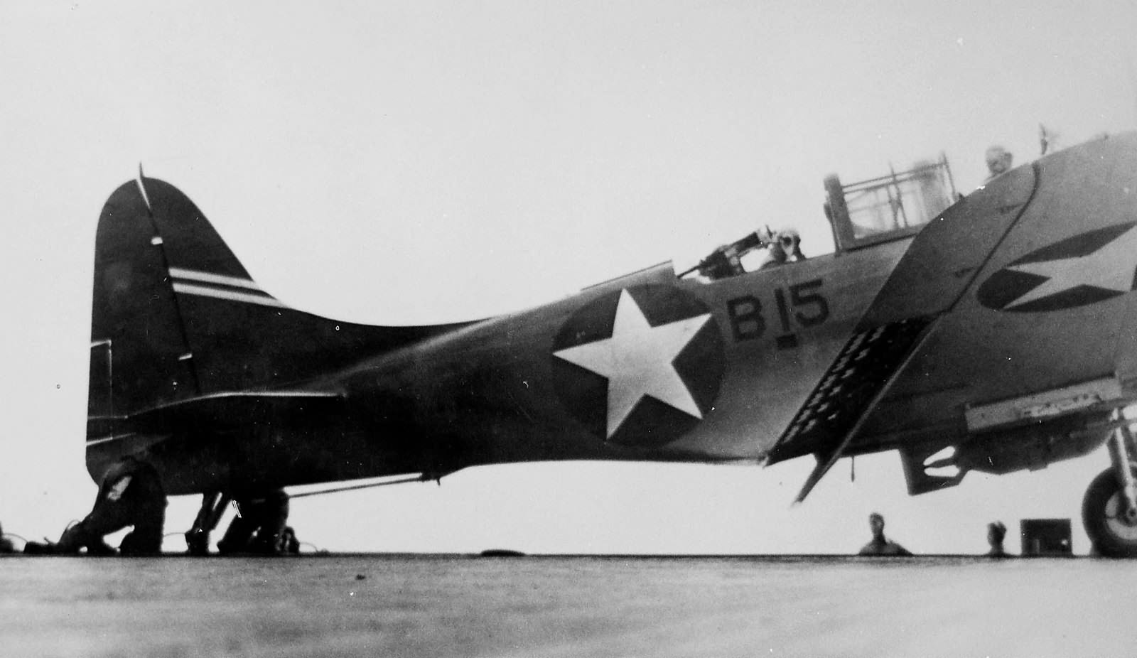 SBD-3 Dauntless B15 of VB-6 aboard USS Enterprise (CV-6)