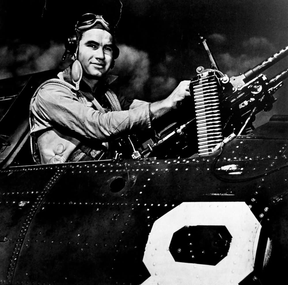 SBD Dauntless gunner John Liska