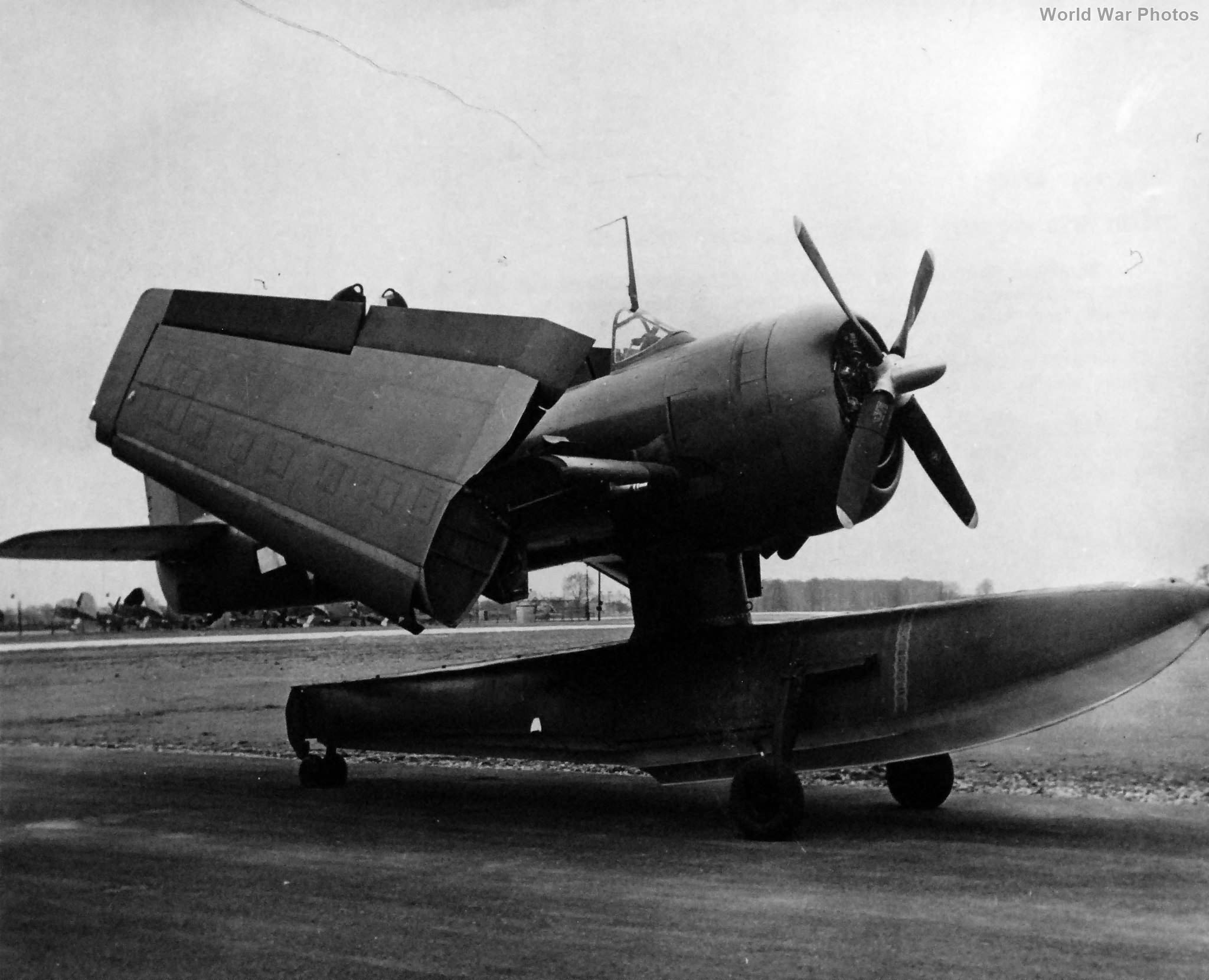 Curtiss SC-1 with wings folded June 1945