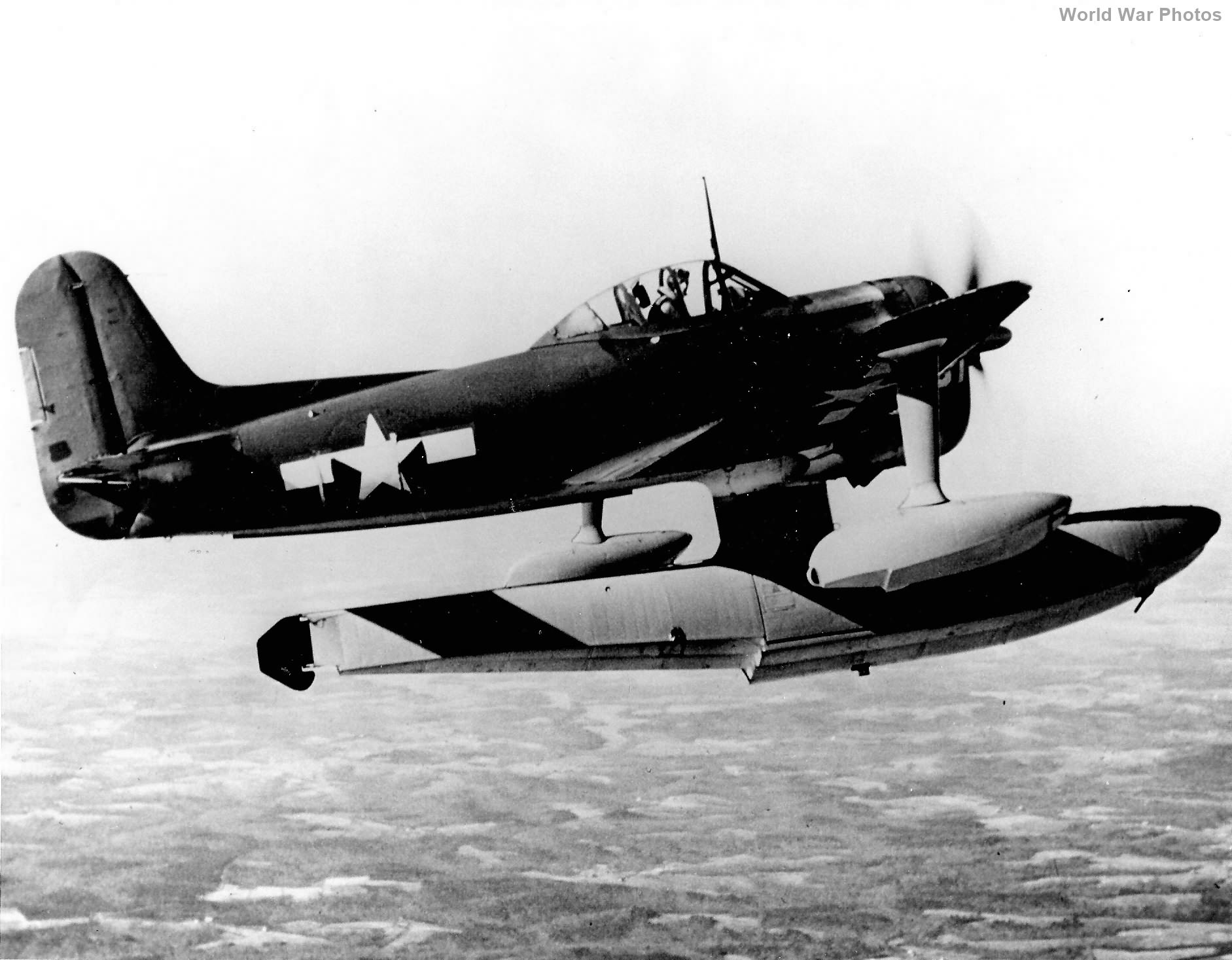 Curtiss SC in flight