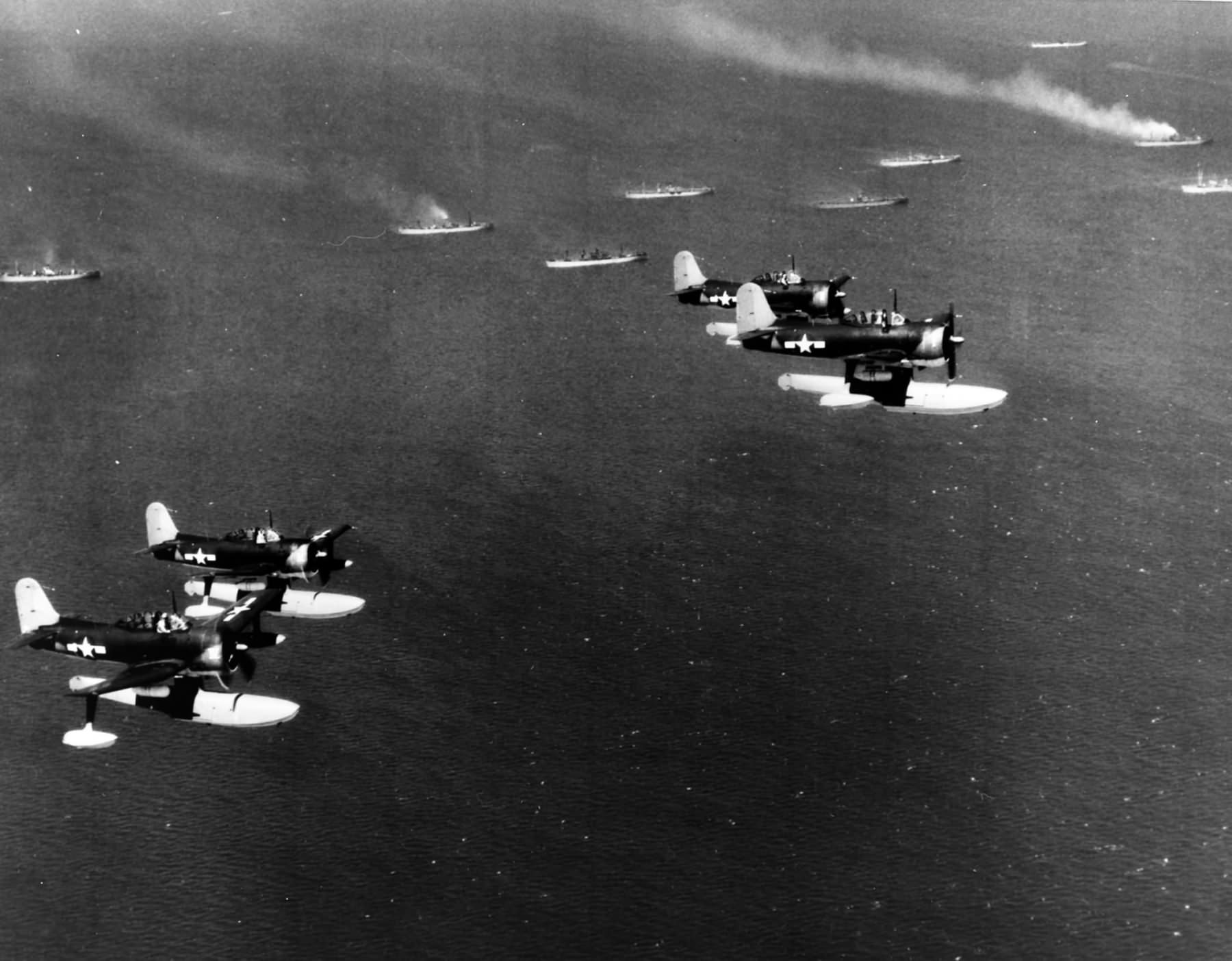 Curtiss Seahawks in flight