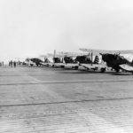 SOC-3A Seagulls of VGS-1 parked on the flight deck 10 May 1942