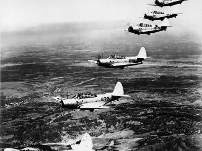 TBD-1 Devastators of VT-2 in formation January 6, 1941