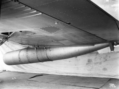 TBD-1 Devastator torpedo mounting