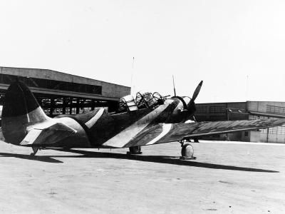 TBD Devastator is painted in McClelland Barclay experimental camouflage design number 7