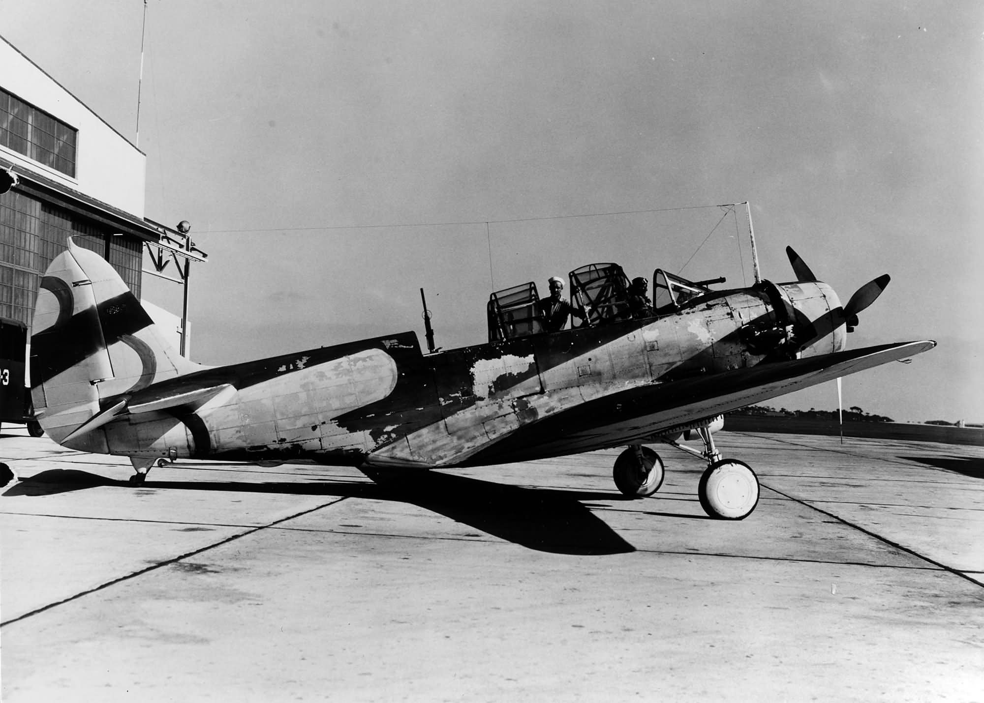 TBD is painted in McClelland Barclay experimental camouflage design number 8