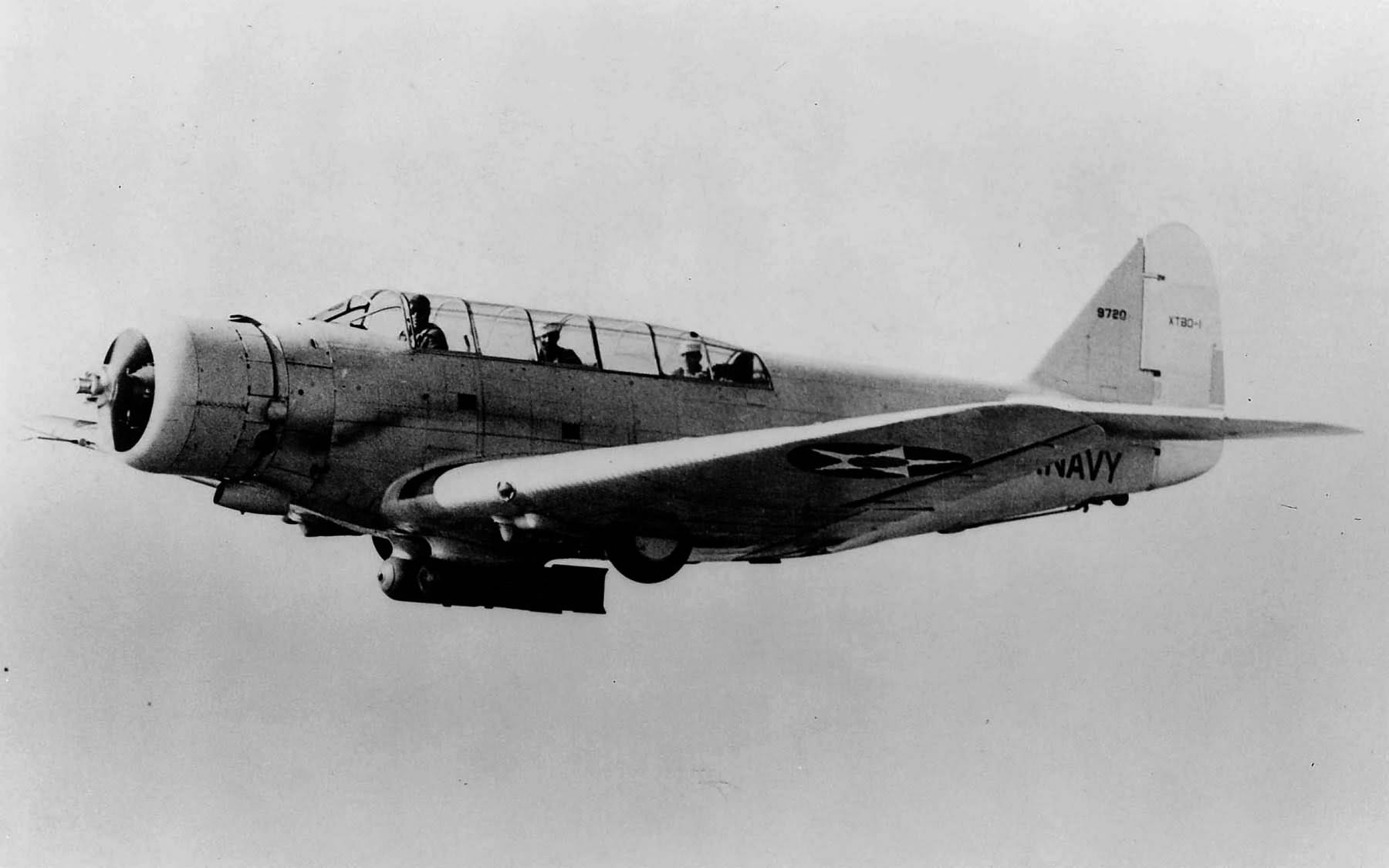 XTBD-1 Devastator in fight near NAS Anacostia October 14, 1935