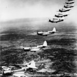 TBD-1 Devastators of VT-2 in formation January 6, 1941