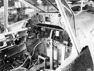 cockpit of a Douglas TBD Devastator