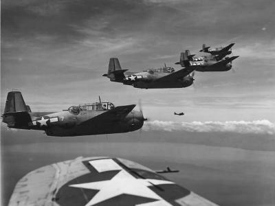 Formation of TBF-1 Avengers in South Pacific