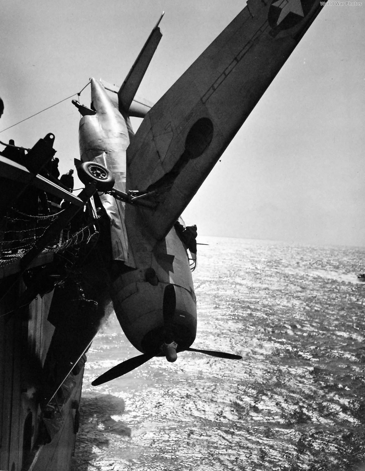 Crashed TBF-1 USS Charger 23 March 1943 2