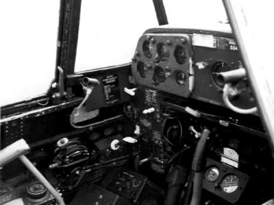 TBM-3 Avenger cockpit interior