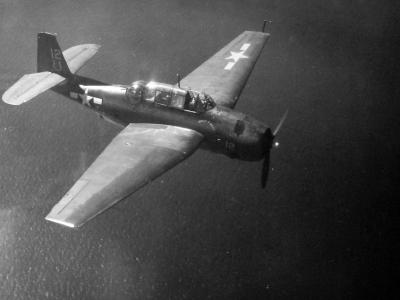 TBM from USS Hancock Manila Bay area 25 March 1944