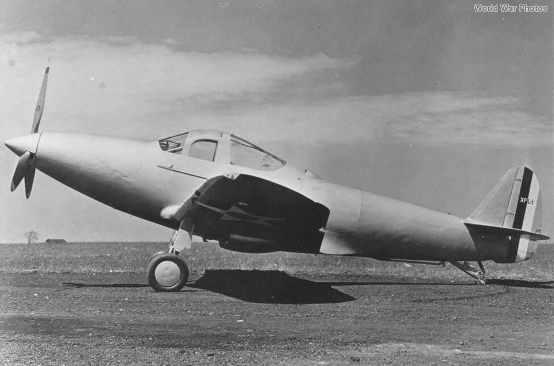 Bell XFL-1 Airabonita side