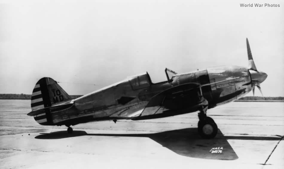 Curtiss XP-42 38-4 NACA long nose