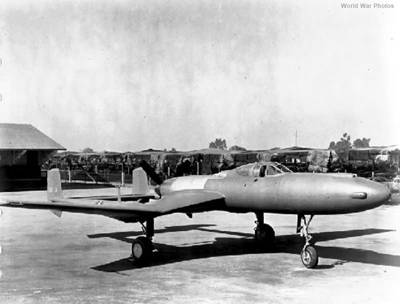 Vultee XP-54 on the ground