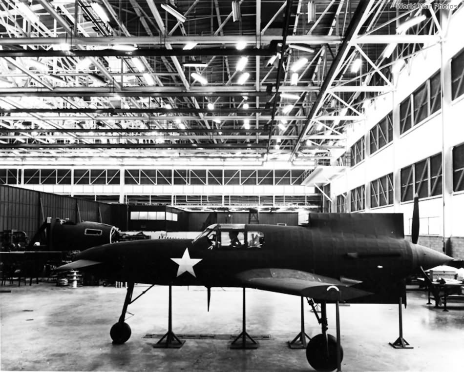 XP-55 mock-up