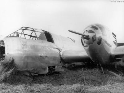 Crashed YFM-1 38-492 June 1940