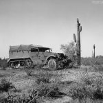M2 halftrack in the desert