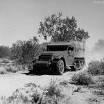 M2 halftrack in the desert