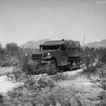 M2 halftrack in the desert Arizona