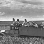 Troops in M2 in pineapple field during Hawaii Maneuvers ’42