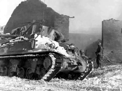 M32B1 ARV of 6th Armored Division Bastogne 14 January 1945