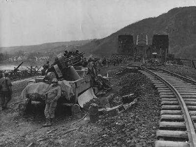M16 MGMC with M45 Quadmount Remagen Ludendorff Bridge March 1945