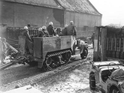 M3 Halftrack of 2nd Free French Armored Division Colmar France 1945