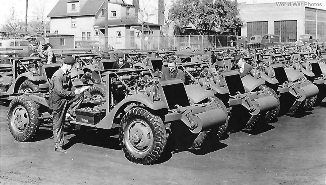 M3 Scout Cars White Motor Co Yard Cleveland 1942