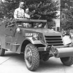 White M3 Scout Car of 1st Armored Regiment at Fort Knox 1940