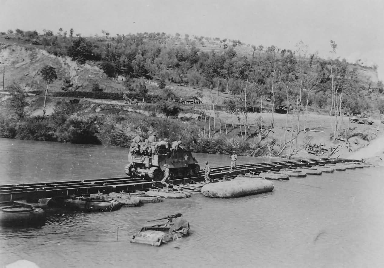 3rd Division M7 Priest At Volturno River Italy