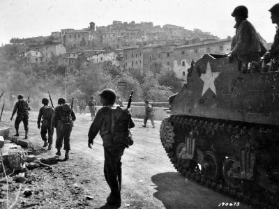 3rd Infantry Division Troops and M7 Priest Cori Italy 1944
