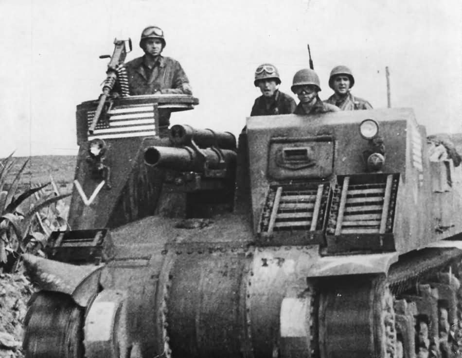 M7 Priest 105 mm HMC 135th Infantry 34th Division in Algeria 1942