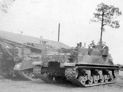 M7 Priest and Sherman ARV M32